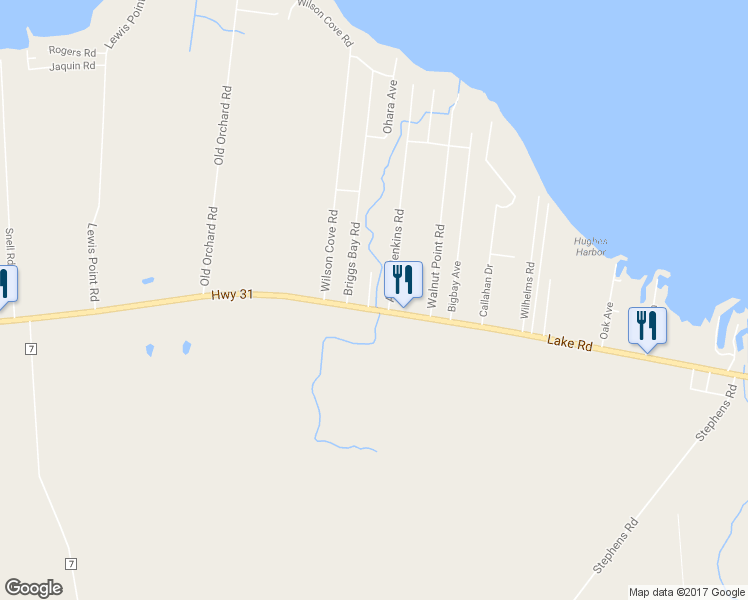 map of restaurants, bars, coffee shops, grocery stores, and more near 3467 Ohara Road in Canastota