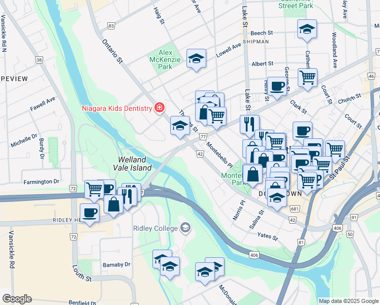 165 Ontario Street, St. Catharines ON Walk Score