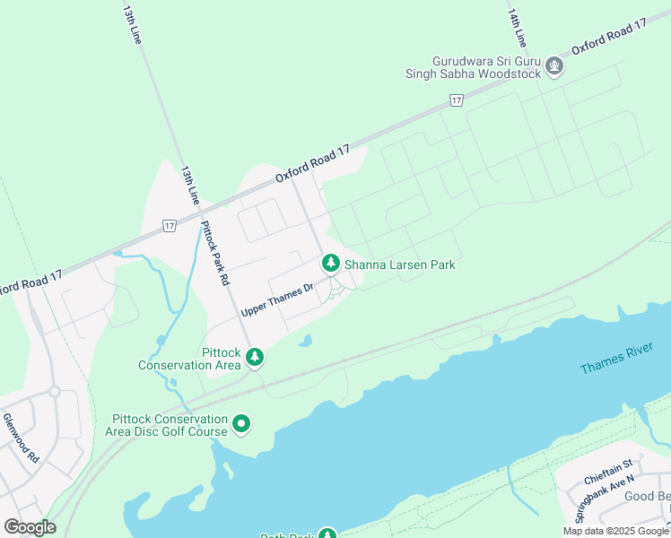 map of restaurants, bars, coffee shops, grocery stores, and more near 700 Arthur Parker Avenue in Woodstock