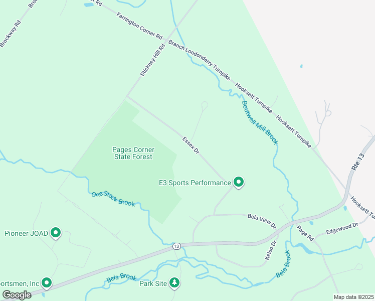 map of restaurants, bars, coffee shops, grocery stores, and more near 11 Essex Drive in Bow