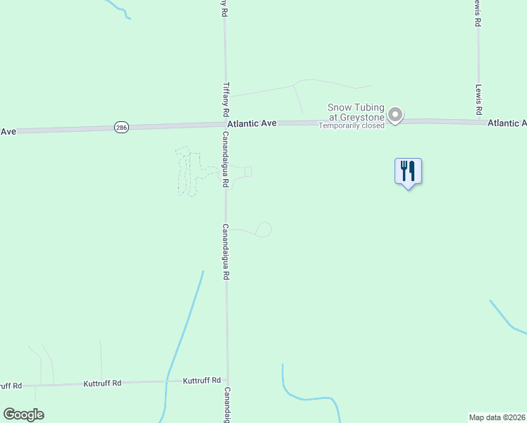map of restaurants, bars, coffee shops, grocery stores, and more near 4320 Canandaigua Road in Walworth