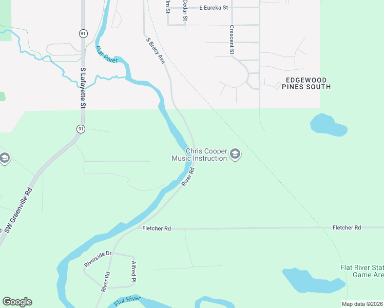 map of restaurants, bars, coffee shops, grocery stores, and more near 9135 River Road in Greenville