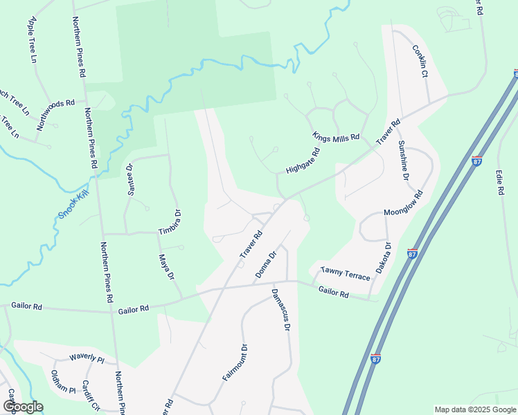 map of restaurants, bars, coffee shops, grocery stores, and more near 2 Tom Sawyer Drive in Gansevoort