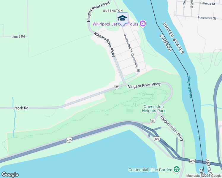 map of restaurants, bars, coffee shops, grocery stores, and more near 2084 York Road in Niagara-on-the-Lake