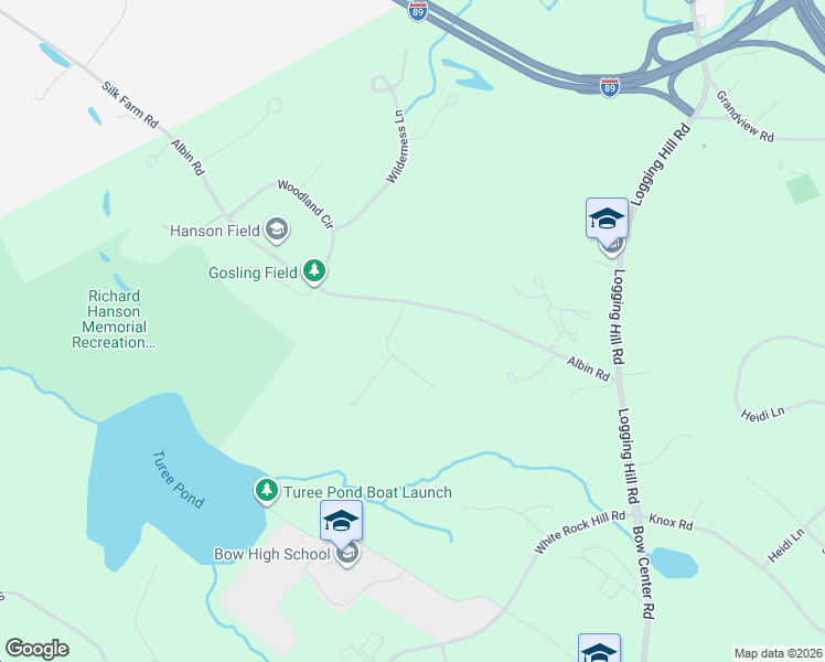 map of restaurants, bars, coffee shops, grocery stores, and more near 21 Albin Road in Bow