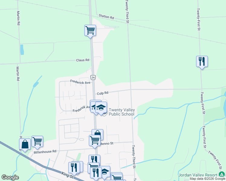 map of restaurants, bars, coffee shops, grocery stores, and more near 3349 Culp Road in Lincoln