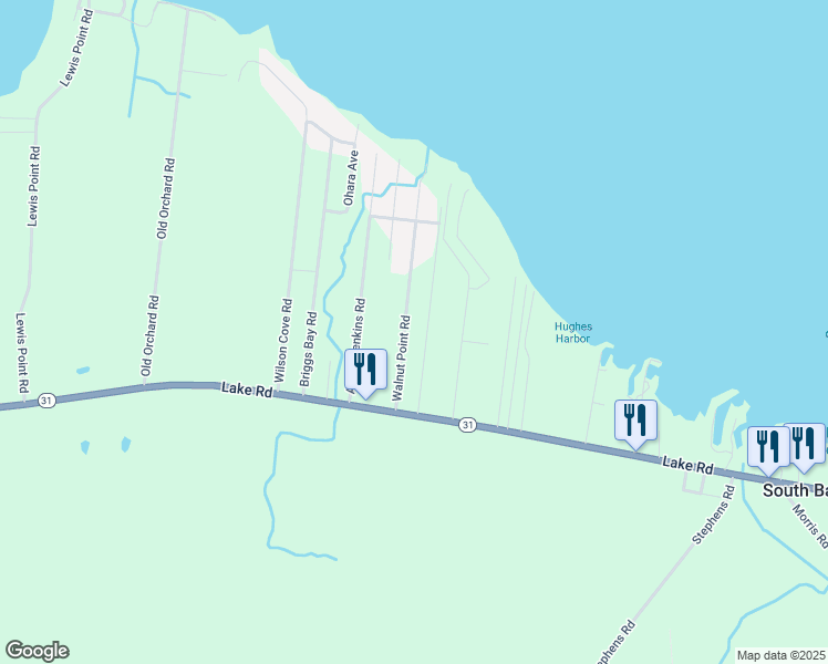 map of restaurants, bars, coffee shops, grocery stores, and more near 9072 Walnut Point Road in Canastota