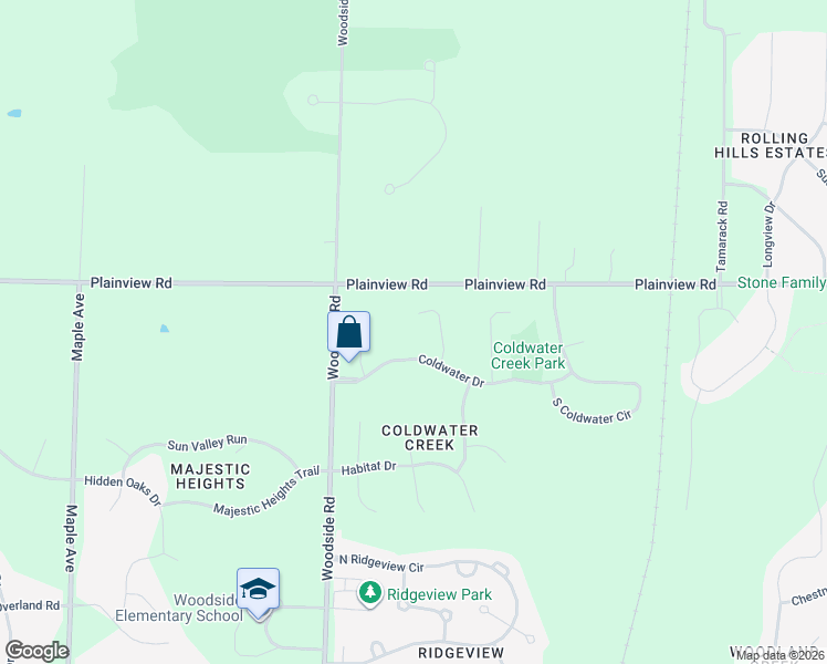 map of restaurants, bars, coffee shops, grocery stores, and more near W232N7945 Nesting Court in Sussex