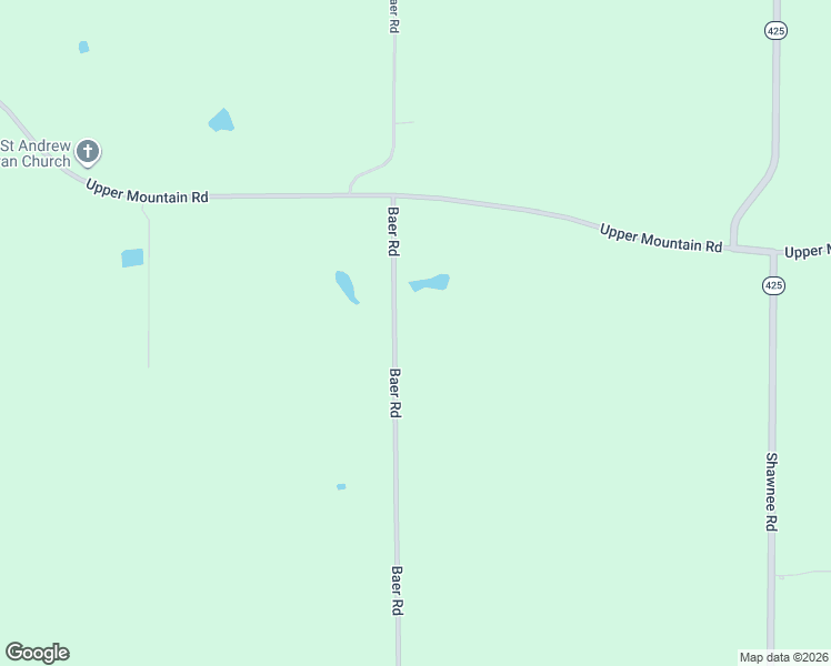map of restaurants, bars, coffee shops, grocery stores, and more near 5133-5249 Baer Road in Sanborn