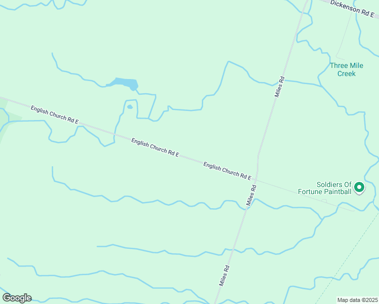 map of restaurants, bars, coffee shops, grocery stores, and more near 7166 English Church Road East in Hamilton