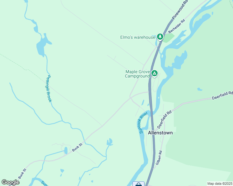 map of restaurants, bars, coffee shops, grocery stores, and more near 626 Buck Street in Pembroke