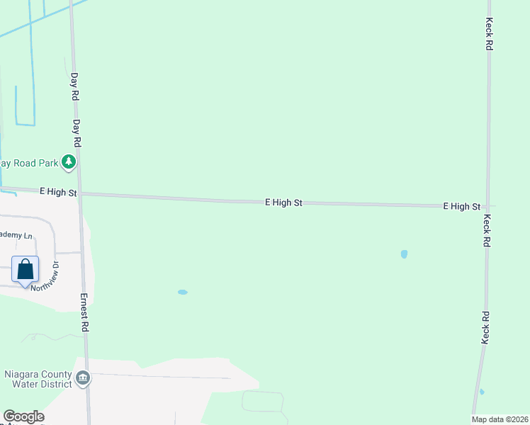 map of restaurants, bars, coffee shops, grocery stores, and more near 7172 East High Street in Lockport