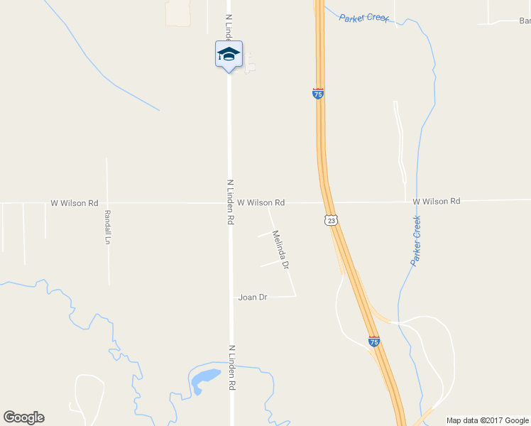 map of restaurants, bars, coffee shops, grocery stores, and more near 4475 West Wilson Road in Clio