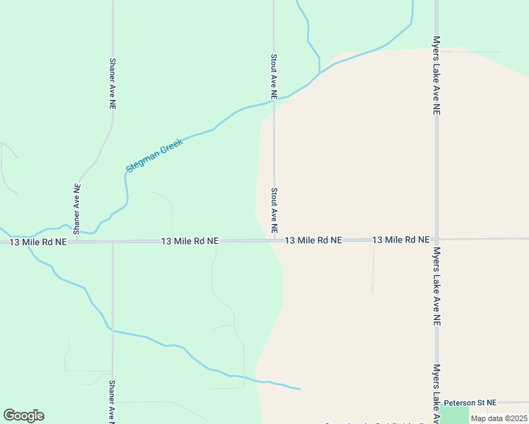 map of restaurants, bars, coffee shops, grocery stores, and more near 10833 Stout Avenue Northeast in Rockford