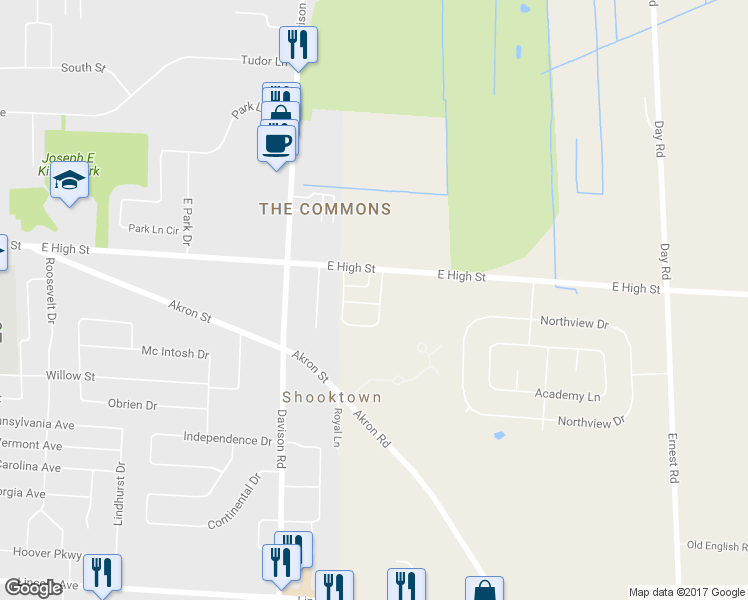 map of restaurants, bars, coffee shops, grocery stores, and more near 5204A Magnolia Dr in Lockport