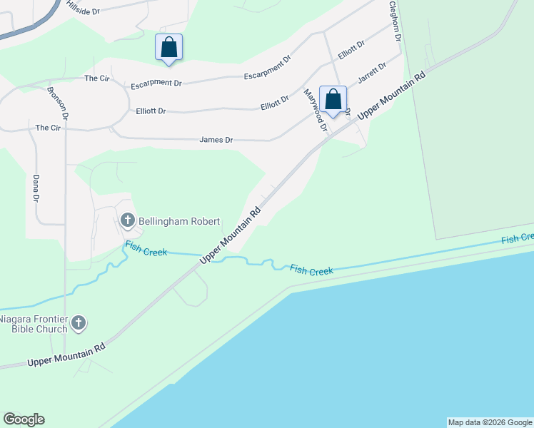 map of restaurants, bars, coffee shops, grocery stores, and more near 1000 Upper Mountain Road in Lewiston
