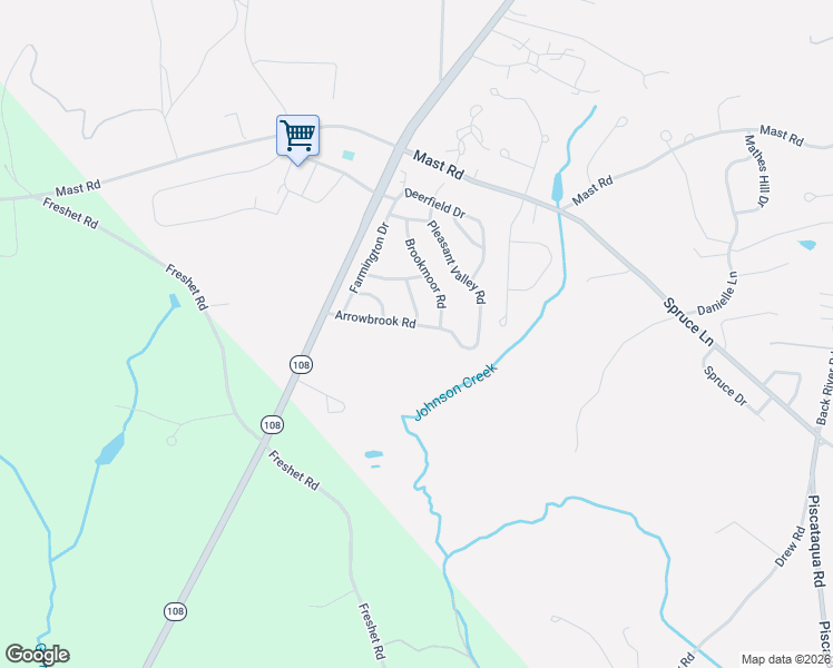 map of restaurants, bars, coffee shops, grocery stores, and more near 9 Arrowbrook Road in Dover