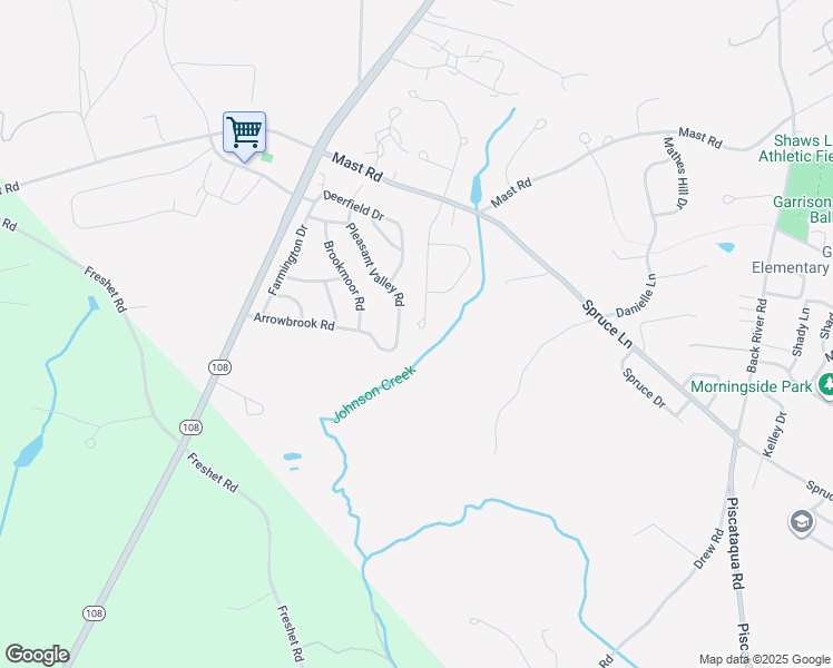 map of restaurants, bars, coffee shops, grocery stores, and more near 23 Sunnybrooke Drive in Dover