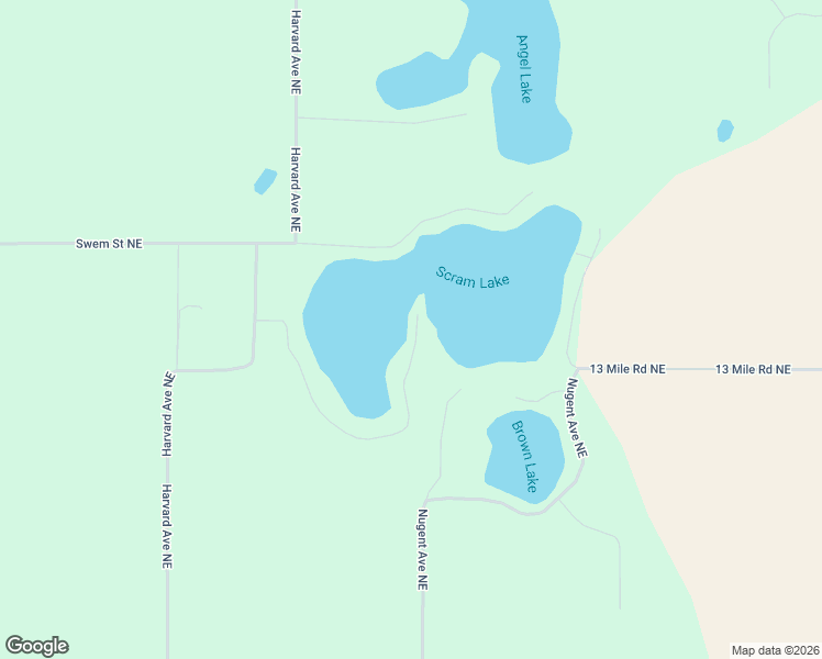 map of restaurants, bars, coffee shops, grocery stores, and more near 10448 Poplar Drive Northeast in Rockford