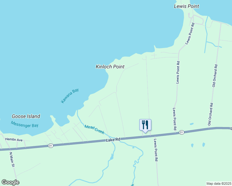 map of restaurants, bars, coffee shops, grocery stores, and more near 9154 Tioughanack Road in Canastota