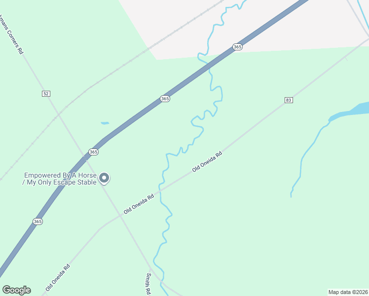 map of restaurants, bars, coffee shops, grocery stores, and more near 5217 Old Oneida Rd in Oneida