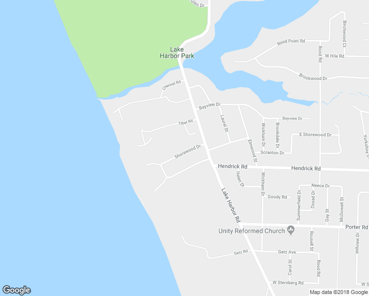 map of restaurants, bars, coffee shops, grocery stores, and more near 1884 Shorewood Drive in Muskegon