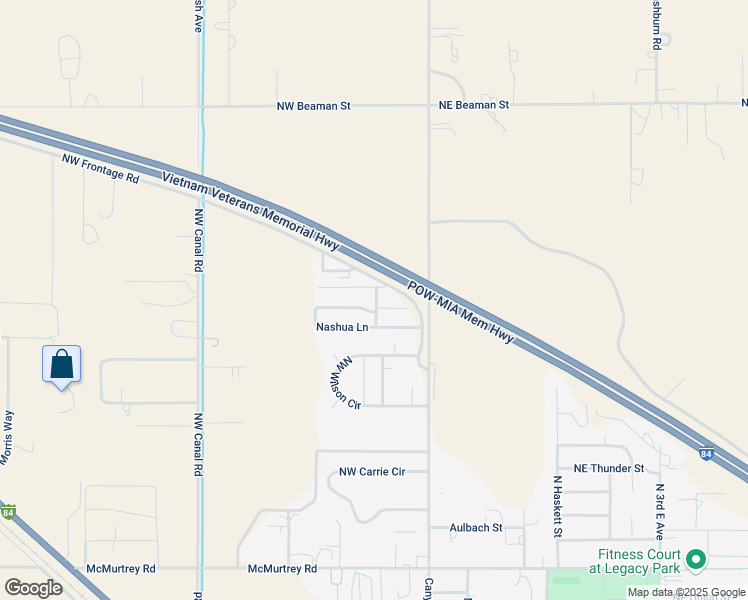 map of restaurants, bars, coffee shops, grocery stores, and more near 37 Northwest Kit Drive in Mountain Home