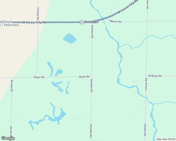 map of restaurants, bars, coffee shops, grocery stores, and more near 8934 Amsden Road in Fenwick