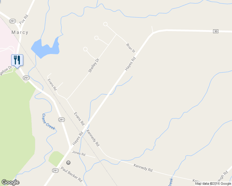 map of restaurants, bars, coffee shops, grocery stores, and more near 6106 Vittoria Lane in Marcy