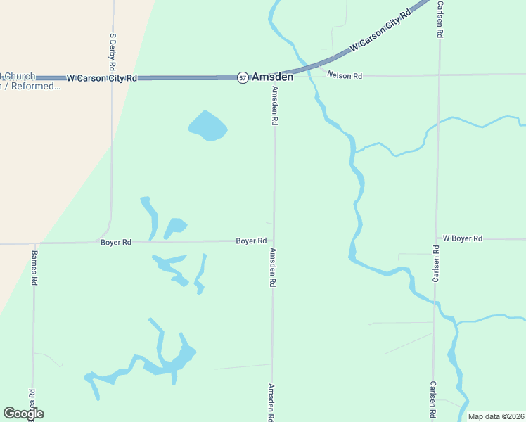 map of restaurants, bars, coffee shops, grocery stores, and more near 8934 Amsden Road in Fenwick