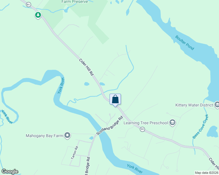 map of restaurants, bars, coffee shops, grocery stores, and more near 239 Cider Hill Road in York