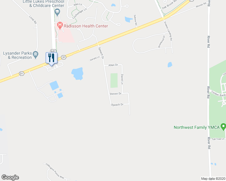 map of restaurants, bars, coffee shops, grocery stores, and more near 3145 Steven Drive in Baldwinsville