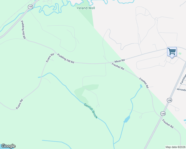 map of restaurants, bars, coffee shops, grocery stores, and more near 9 Garrison Lane in Madbury
