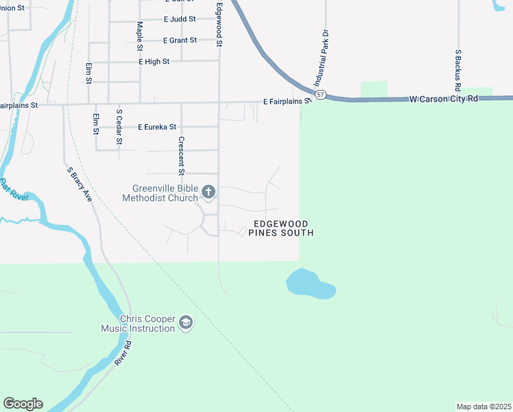 map of restaurants, bars, coffee shops, grocery stores, and more near 1104 Pinewood Drive in Greenville