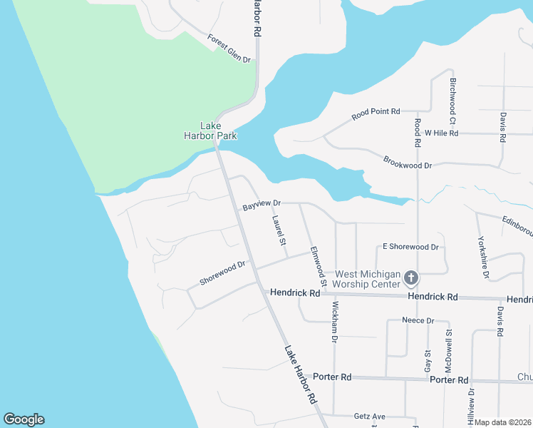 map of restaurants, bars, coffee shops, grocery stores, and more near 4816 Laurel Street in Norton Shores