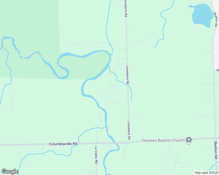 map of restaurants, bars, coffee shops, grocery stores, and more near 4705 Lonsberry Road in Columbiaville