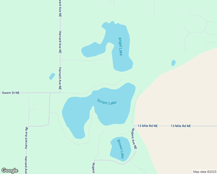 map of restaurants, bars, coffee shops, grocery stores, and more near 10480 Swem Street Northeast in Rockford
