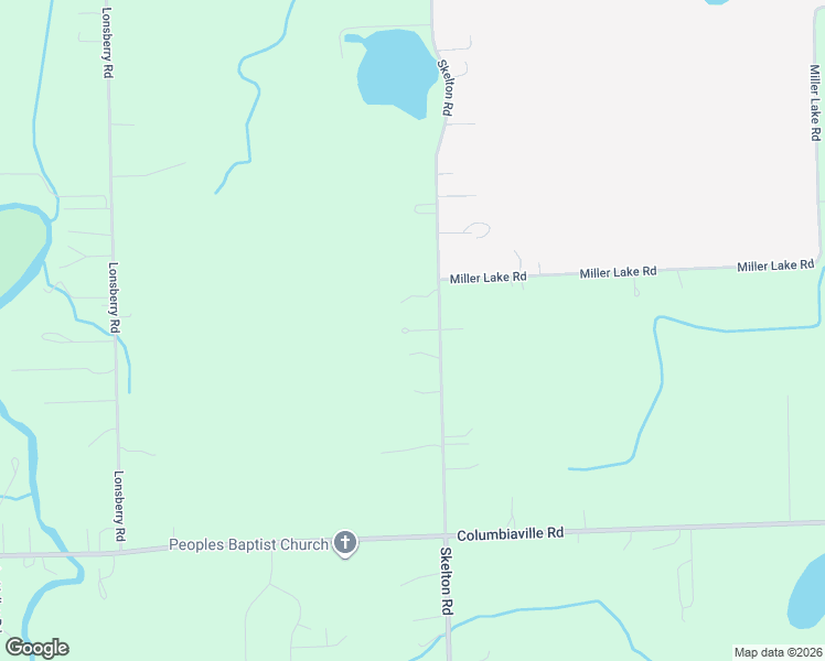 map of restaurants, bars, coffee shops, grocery stores, and more near 4706 Skelton Road in Columbiaville