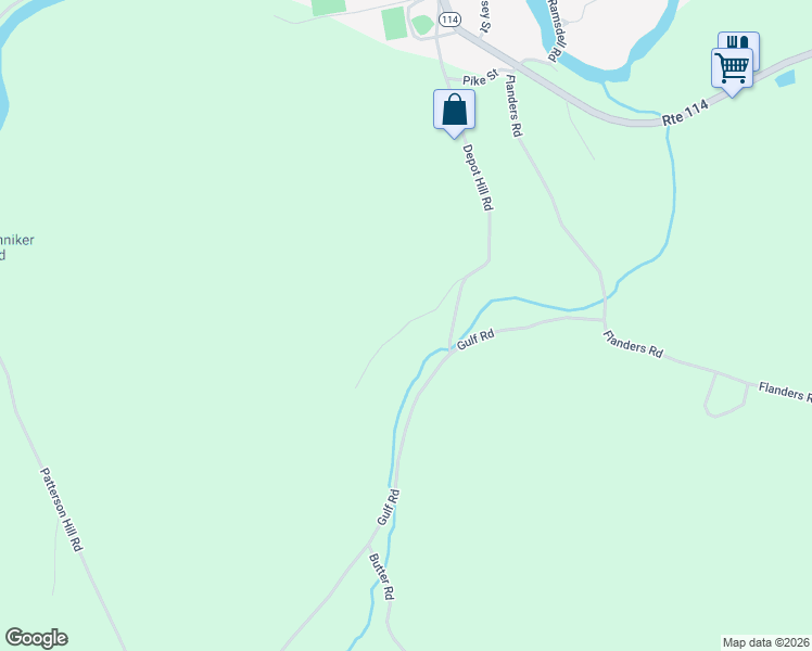 map of restaurants, bars, coffee shops, grocery stores, and more near Locust Lane in Henniker