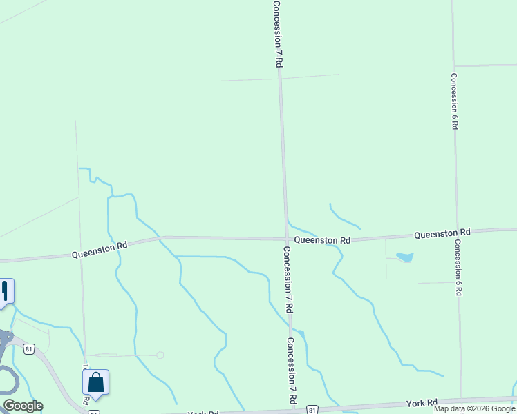 map of restaurants, bars, coffee shops, grocery stores, and more near 614 Queenston Road in Niagara-on-the-Lake