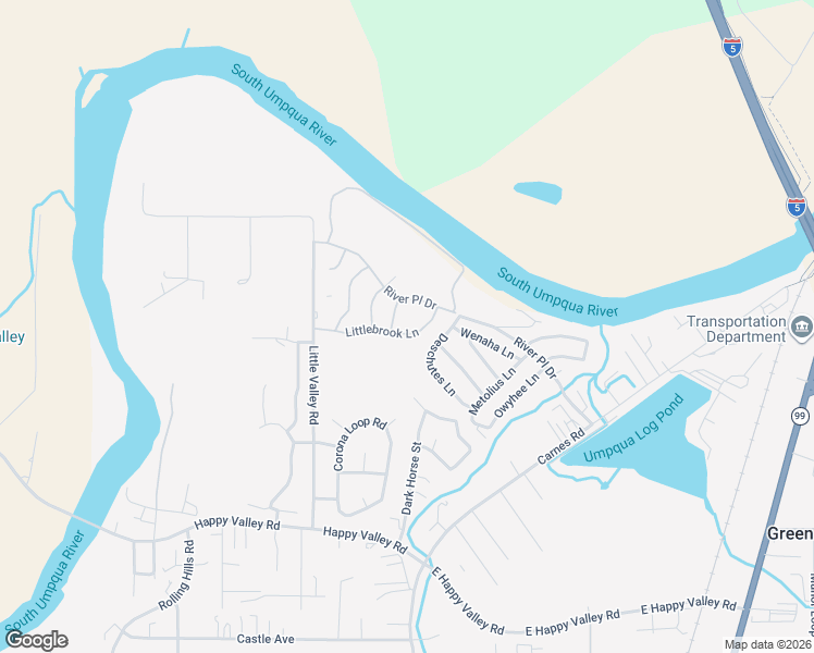 map of restaurants, bars, coffee shops, grocery stores, and more near 421 Jacob Hale Way in Roseburg