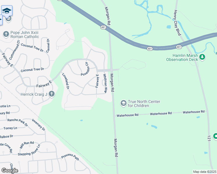 map of restaurants, bars, coffee shops, grocery stores, and more near 8194 Whitman Way in Liverpool