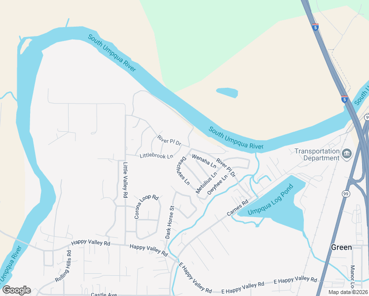 map of restaurants, bars, coffee shops, grocery stores, and more near 410 Jacob Hale Way in Roseburg
