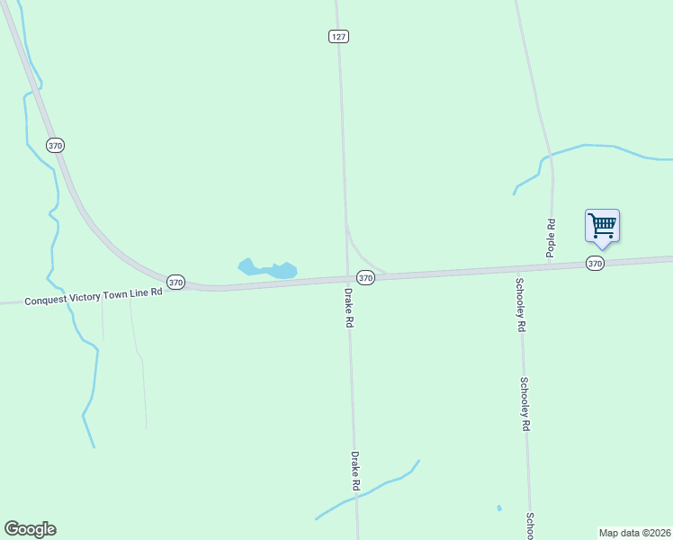 map of restaurants, bars, coffee shops, grocery stores, and more near 2019 New York 370 in Cato