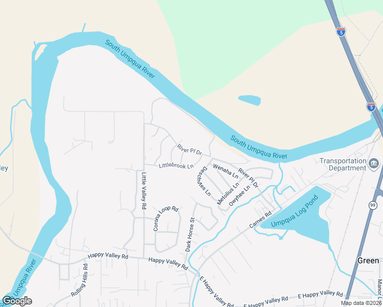 map of restaurants, bars, coffee shops, grocery stores, and more near 421 Jacob Hale Way in Roseburg
