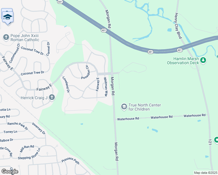 map of restaurants, bars, coffee shops, grocery stores, and more near 8194 Whitman Way in Liverpool
