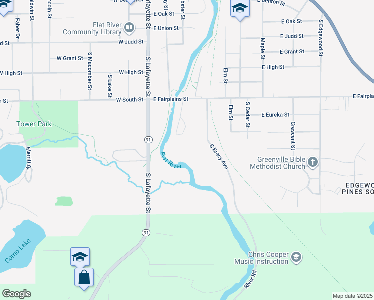 map of restaurants, bars, coffee shops, grocery stores, and more near 1000-1498 Bracey Road in Greenville