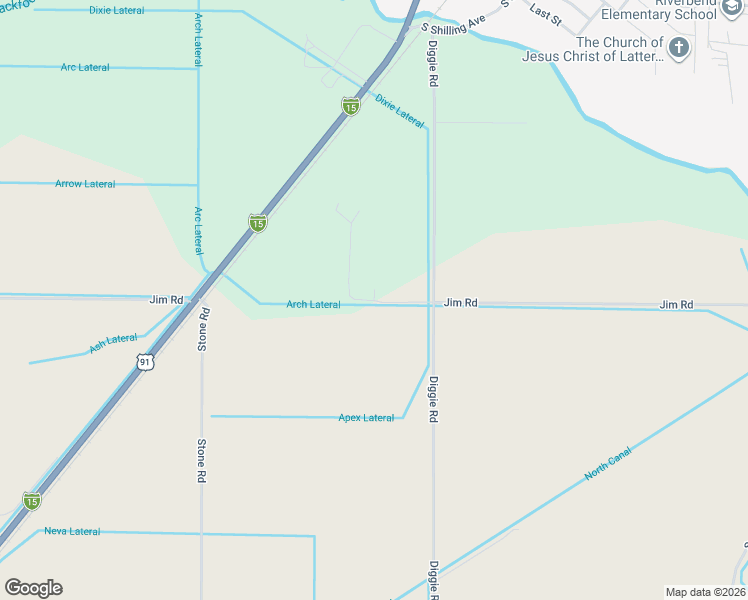 map of restaurants, bars, coffee shops, grocery stores, and more near Jim Road in Blackfoot