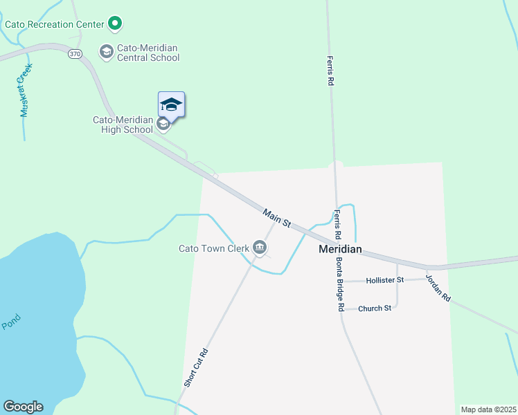 map of restaurants, bars, coffee shops, grocery stores, and more near 3069 Main Street in Cato