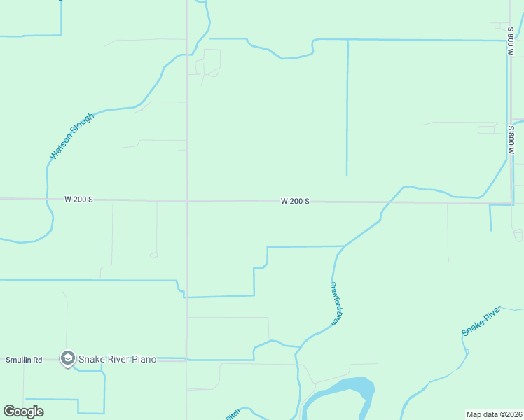 map of restaurants, bars, coffee shops, grocery stores, and more near 879 West 200 South in Blackfoot